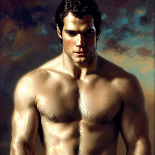 Attractive Shirtless Henry Cavill Highly Detailed Stable Diffusion OpenArt