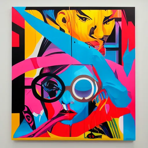 Image similar to Square canvas by tristan eaton and nielly