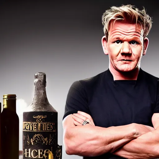 Image similar to Gordon Ramsay plays Sherlock Holms