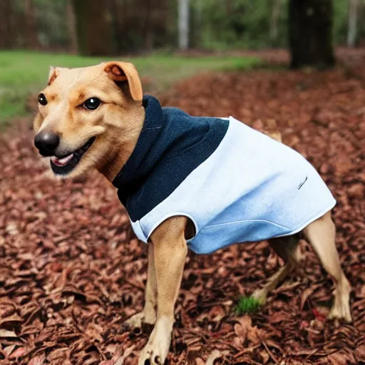 Prompt: dog with a hoodie