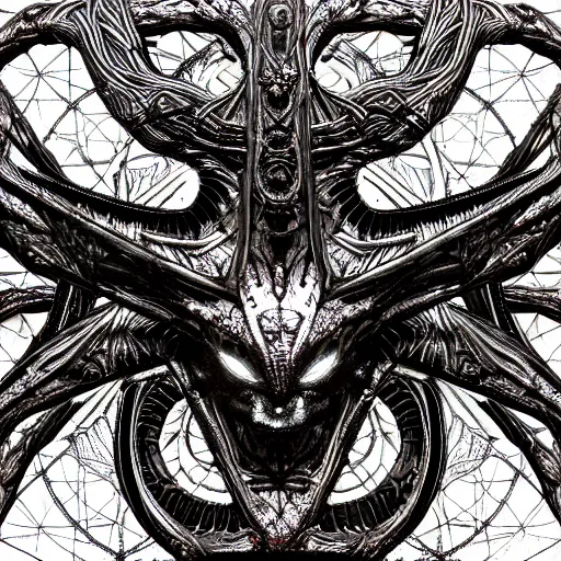 Image similar to demonic sigil, symmetry, intricate detail, royo, klimt, miro, vallejo, frazetta, giger, whealan, hd, unreal engine,