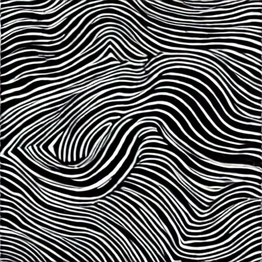 Image similar to Mid Century Modern Minimalist Abstract Art, Brush Strokes Black & White Ink Spiral Circles, Art Print, by Enshape on Society6