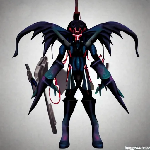 Image similar to demifiend from shin megami tensei iii nocturne in team fortress 2 style