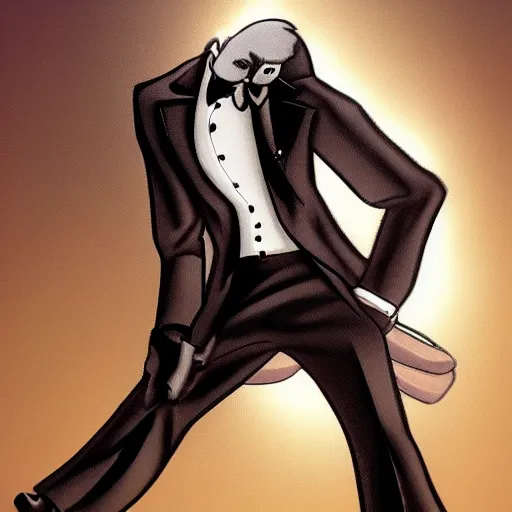 Image similar to cartoon, white glove in a suit, intricate, masterpiece, artstation, stunning