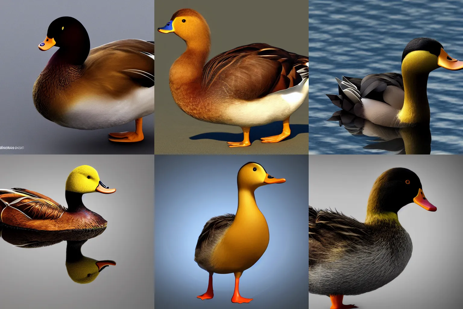 Prompt: a half human half duck hyper realistic hybrid, 4k, 8k, hd,