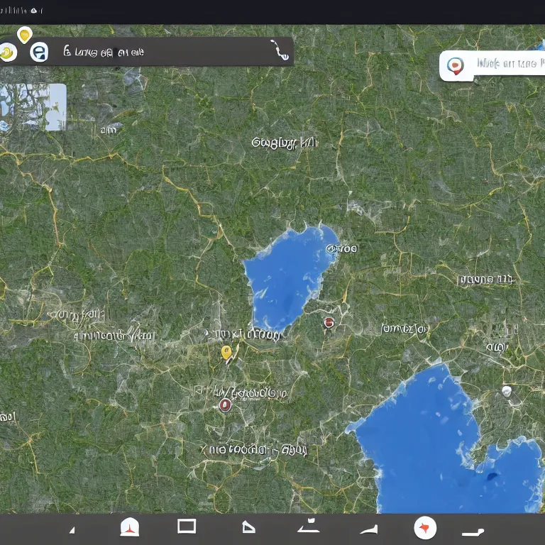 Image similar to google maps screenshot