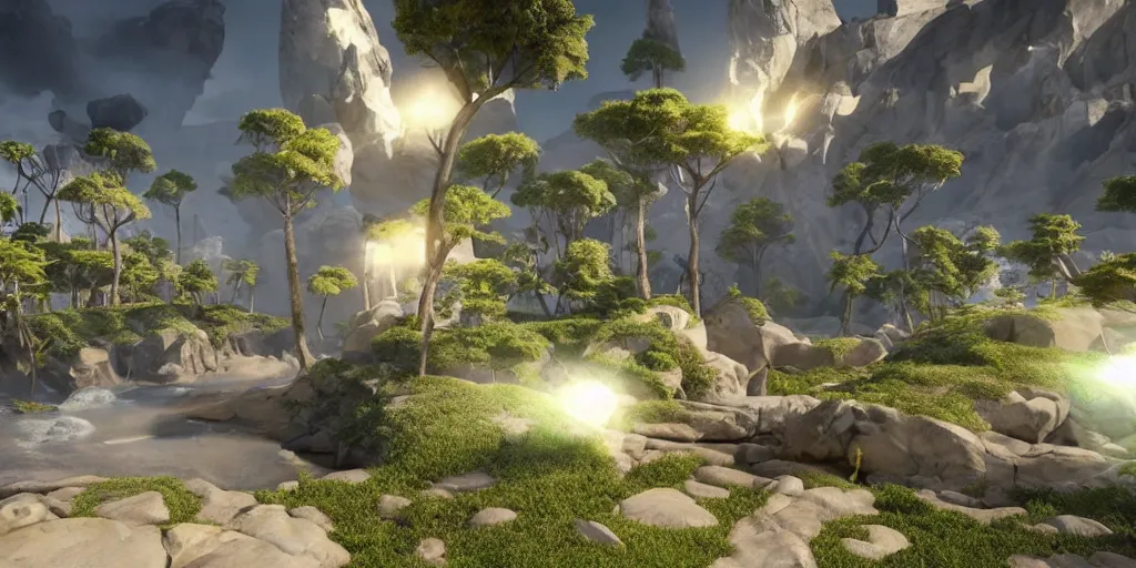 Prompt: unleash your imagination and imagine creation on first human in unreal engine, vivid vision