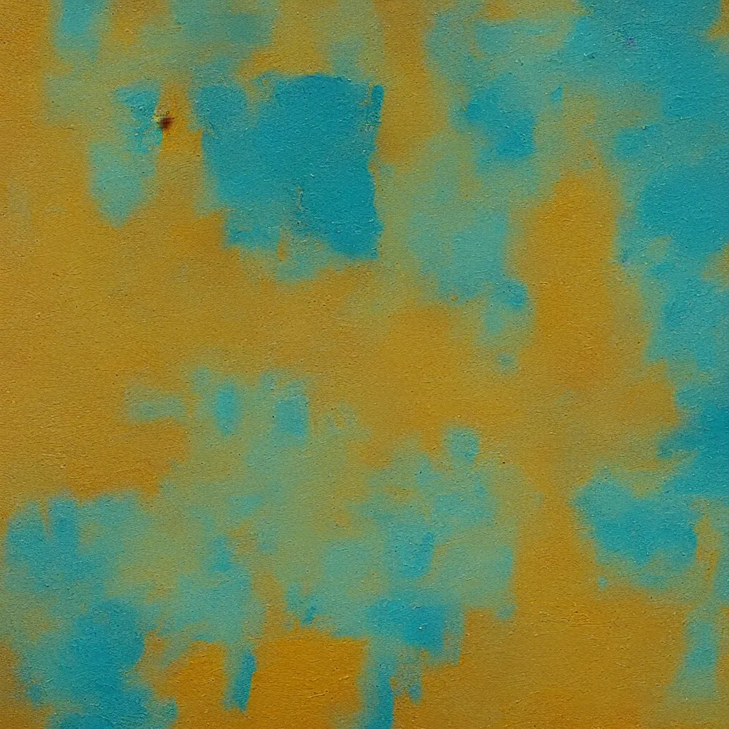 Image similar to texture of thick creamy impasto oil paint, colours cream teal ochre