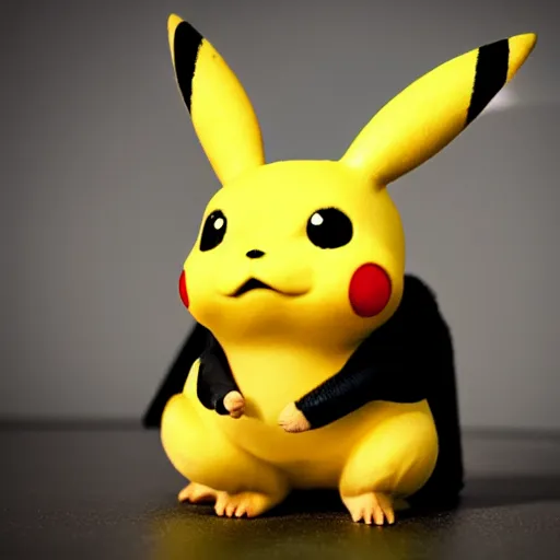 Prompt: photo of a hyper realistic pikachu