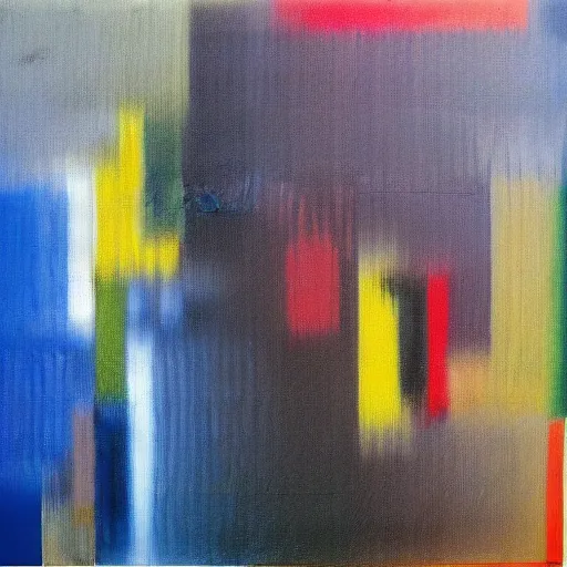 Image similar to painting by Gerhard Richter