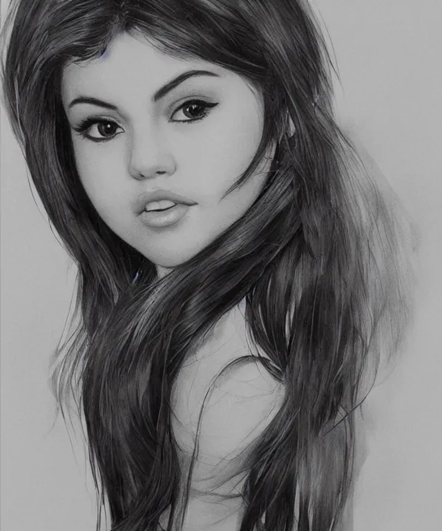 How to Draw Selena Gomez from Wizards of Waverly Place with Easy Step by  Step Drawing Tutorial  Page 2 of 2  How to Draw Step by Step Drawing  Tutorials