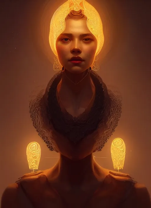 Image similar to portrait of kson, intricate, elegant, glowing lights, highly detailed, digital painting, artstation, concept art, smooth, sharp focus, illustration, art by wlop, mars ravelo and greg rutkowski