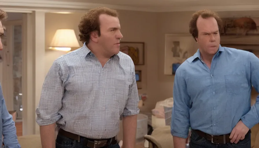 Prompt: high resolution video stills from the sequel to step brothers, photorealism,