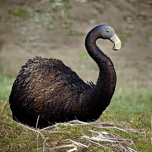 Image similar to “ a dodo spotted in the wild. photorealistic. national geographic. ”