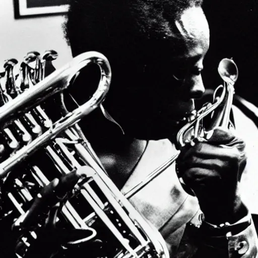 miles davis playing a gremlin like a trumpet | Stable Diffusion | OpenArt