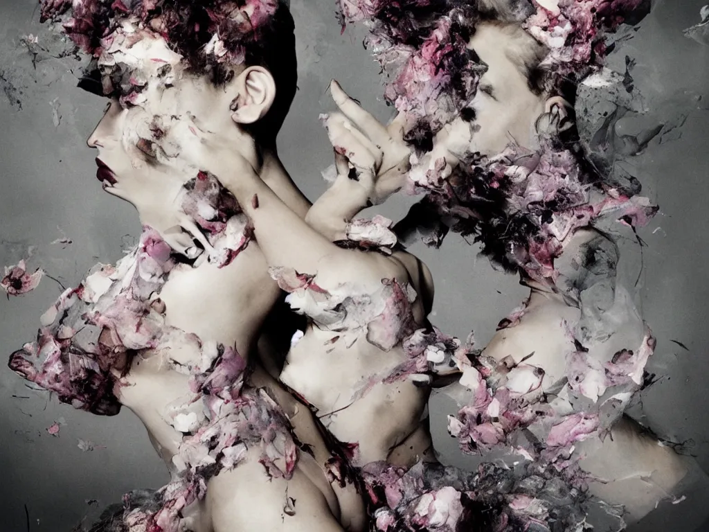Prompt: an artwork by nick knight