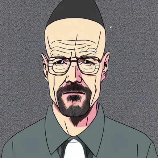 Prompt: Walter white is cosplaying asuka from evangelion