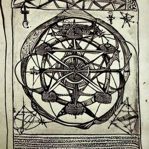 Prompt: the sacred cup of understading, the graal, an alchemical art illustration, medieval manuscript illustration, occult art, alchemical diagram, sacred geometry, low contrast!!, etching, intricate details, engraving, magickal sigil