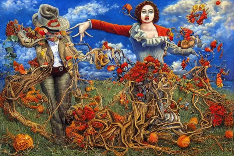 Prompt: by michael cheval