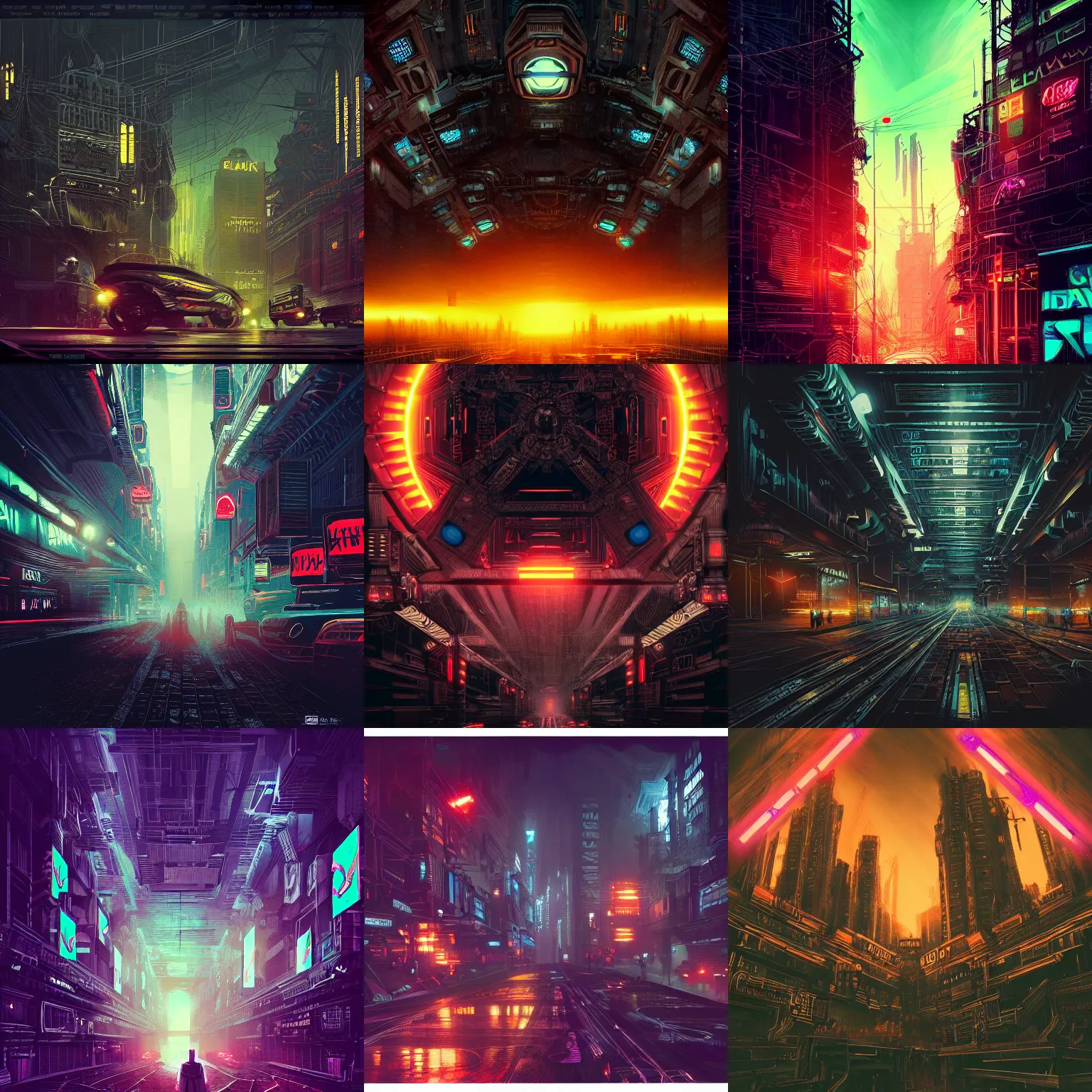 Image similar to A digital matte intricate illustration concept art of Isaac Clark inspired art and greebles + dark shadowy neon colors, symmetry, intricate complexity, epic composition, gritty atmosphere, highly detailed, cinematic lighting + masterpiece, trending on artstation + 8k