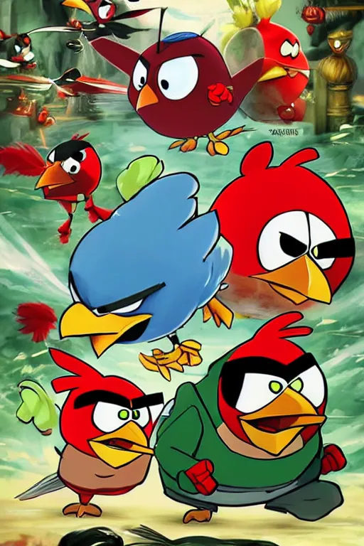 Prompt: Anthropomorphic angry bird fighter by Capcom, Akiman, Kinu Nishimura, Daigo Ikeno