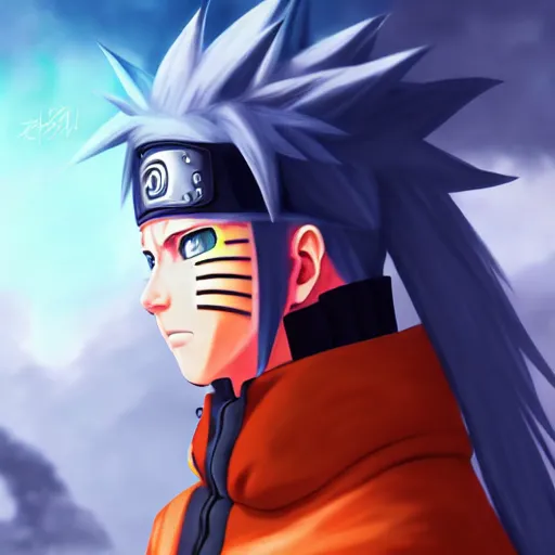 Image similar to a screenshot of naruto, portrait, fantasy, beautiful face, vivid colors, elegant, concept art, sharp focus, digital art, hyper realistic, 4 k unreal engine, highly detailed, hd, dramatic lighting by brom, trending trending on art - station