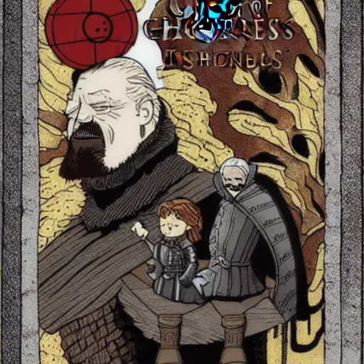 Prompt: Game of Thrones by Charles Schultz