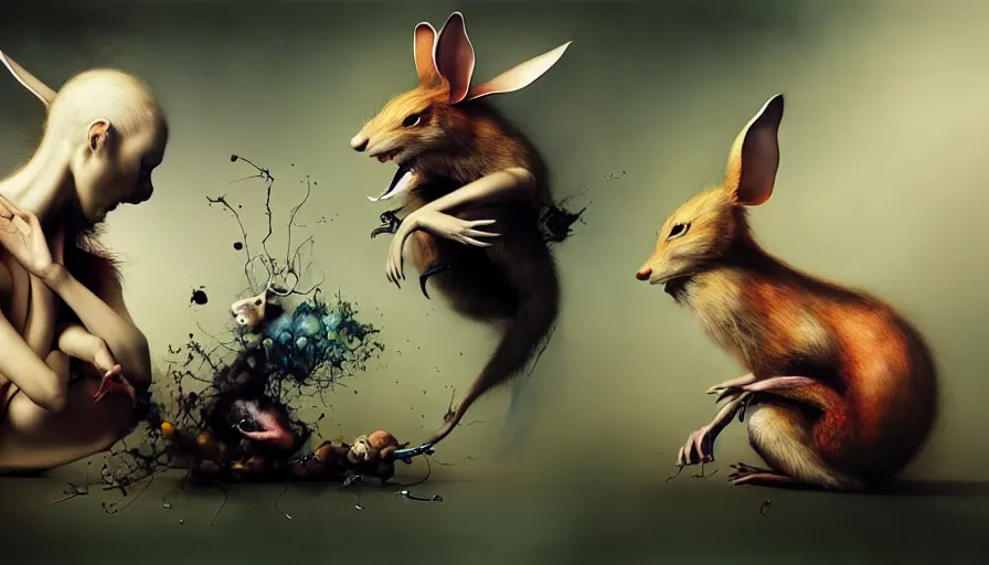Image similar to the two complementary forces that make up all aspects and phenomena of life, by ryohei hase
