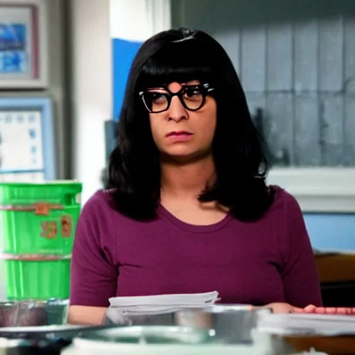 Image similar to A still of Tina Belcher from Bob's Burgers in Breaking Bad (2008)