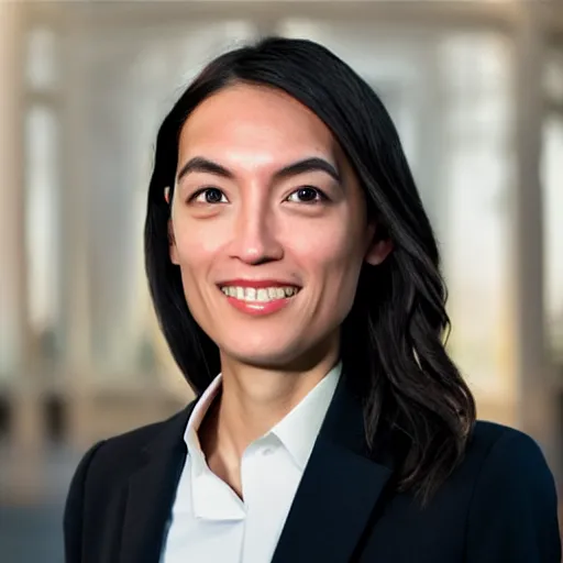 Image similar to photograph of Chinese Alexandria Ocasio Cortez