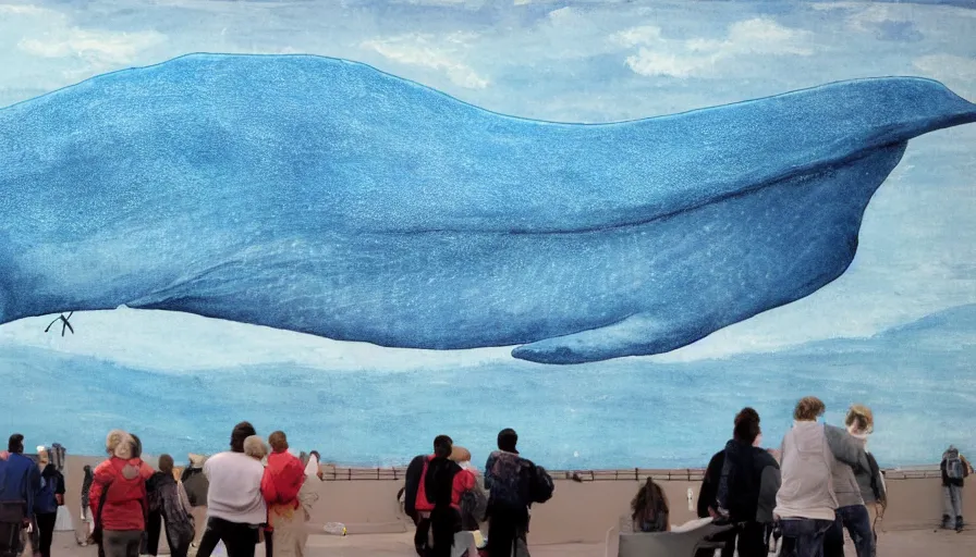 Image similar to a giant blue whale