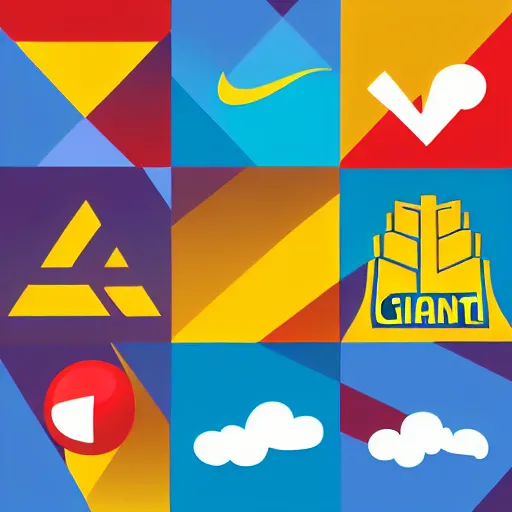 Prompt: logo giant , illustartion, smooth,