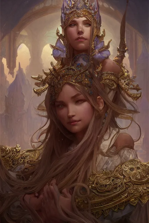 Image similar to The plaster king, world of warcraft, wow , intricate, elegant, highly detailed, digital painting, artstation, concept art, smooth, sharp focus, illustration, art by artgerm and greg rutkowski and alphonse mucha