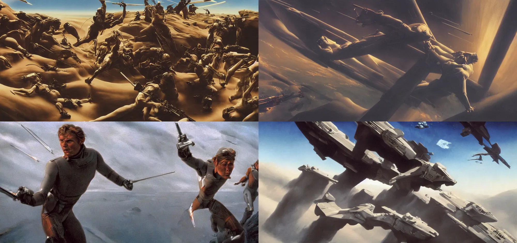 Prompt: a Masterpiece from McQuarrie Ralph, epic composition, cinematic shot, 80mm ,