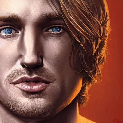 Image similar to owen wilson portrait, intricate, highly detailed, digital painting, artstation, concept art, smooth, sharp focus, illustration, unreal engine 5, 8 k, art by artgerm and greg rutkowski and alphonse mucha