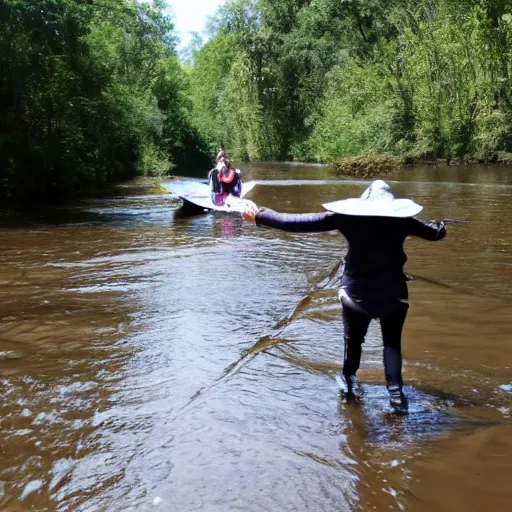 Prompt: crossing the river styxx