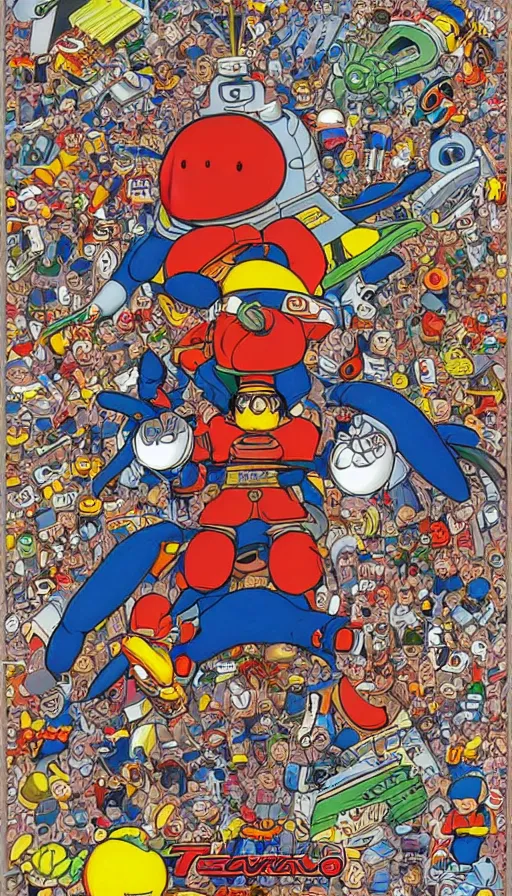 Prompt: techno artwork, by akira toriyama