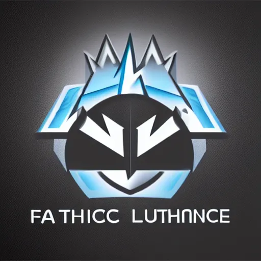 Image similar to Logo of NFT marketplace named cathulhu, dramatiic lightning