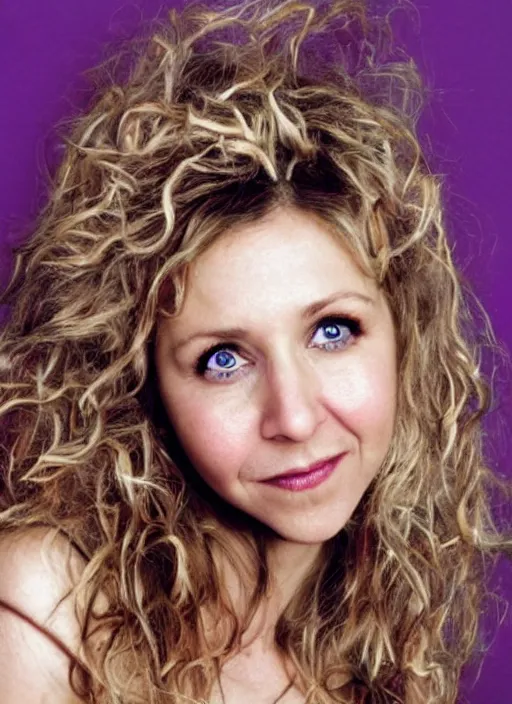 Image similar to award winning photo of Sarah Chalke, by David LaChapelle