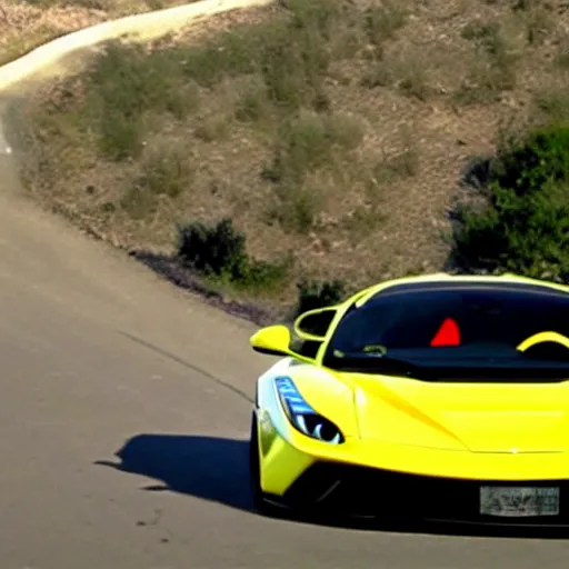 Image similar to Walter White dringing a LaFerrari