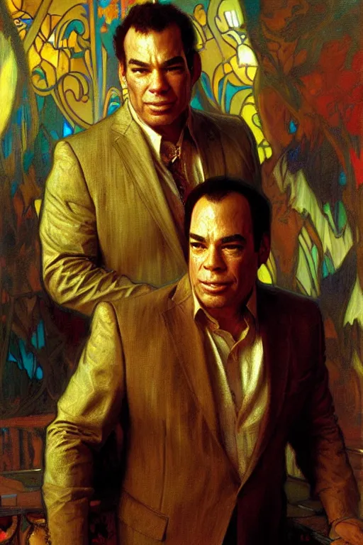 Prompt: jon taffer, painting by gaston bussiere, craig mullins, greg rutkowski, alphonse mucha