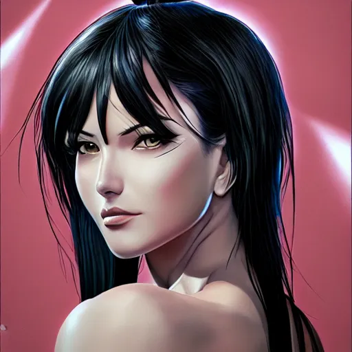 Image similar to highly detailed vfx portrait of nico robin, artgerm