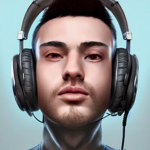 Image similar to Dj in headphone, by Stanley Artgerm Lau, WLOP, Rossdraws, James Jean, Andrei Riabovitchev, Marc Simonetti, Yoshitaka Amano, ArtStation, CGSociety,