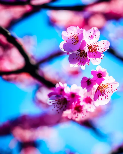 Image similar to highly stylized low brow gooey cherry blossoms charlie immer soft daylight 8k high angle shallow depth of field