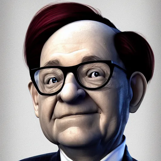 Image similar to Alan Greenspan as Gollup, digital art, cgsociety, artstation, trending, 4k