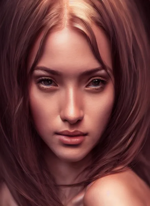 Image similar to photo of a gorgeous young woman in the style of stefan kostic, realistic, coy, sharp focus, 8 k high definition, insanely detailed, intricate, elegant, art by david cronenberg and stanley lau and artgerm