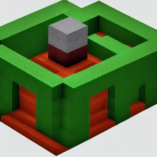 Image similar to a three dimensional model of a minecraft kangaroo mob