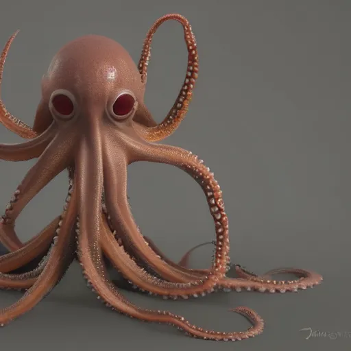 Image similar to octopus person,, cinematic lighting