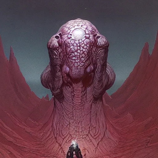 Image similar to the one who watches by Wayne Barlowe