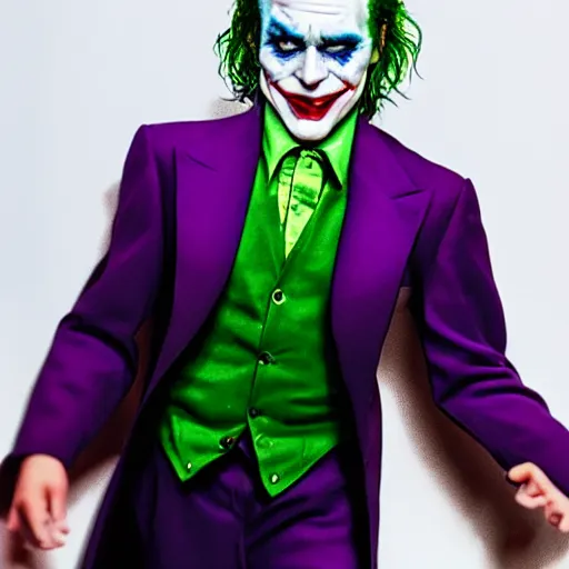 Prompt: the joker on the tonight show